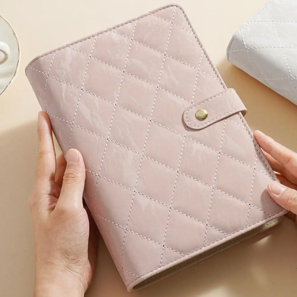 Foldable Jewelry Storage Binder Diamond Quilted PU Leather Ring Earring Organizer Book with Multiple Pockets for Travel Home Use - view 2