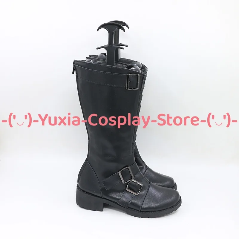 Yuxiacosplay! Buty do cosplayu Love and Deepspace Heroines, rekwizyt postaci z gry, skórzane botki z PU, kostium na Halloween, karnawał, imprezę.