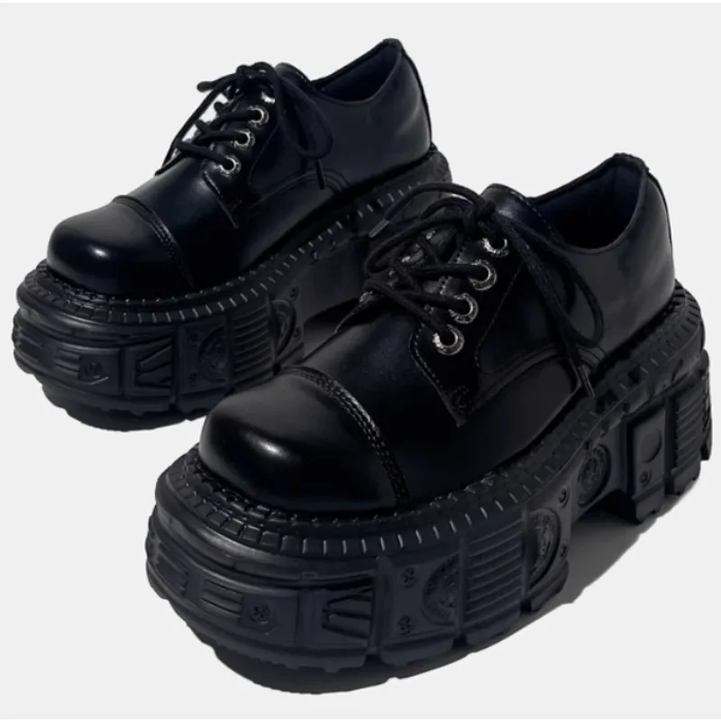 Men's and Women's Breathable Punk Casual Shoes, High-quality Lovers' Lace-ups To Increase Non-slip Casual Shoes, Women's Shoes