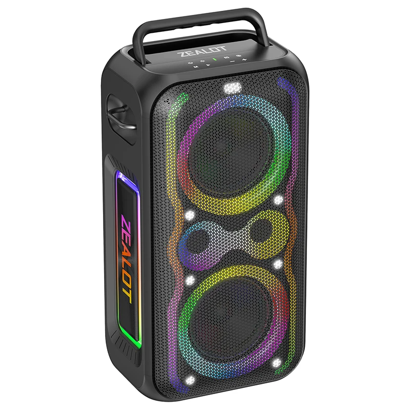 ZEALOT-PT21 Large Portable Bluetooth Speaker Loudest，200W Deep