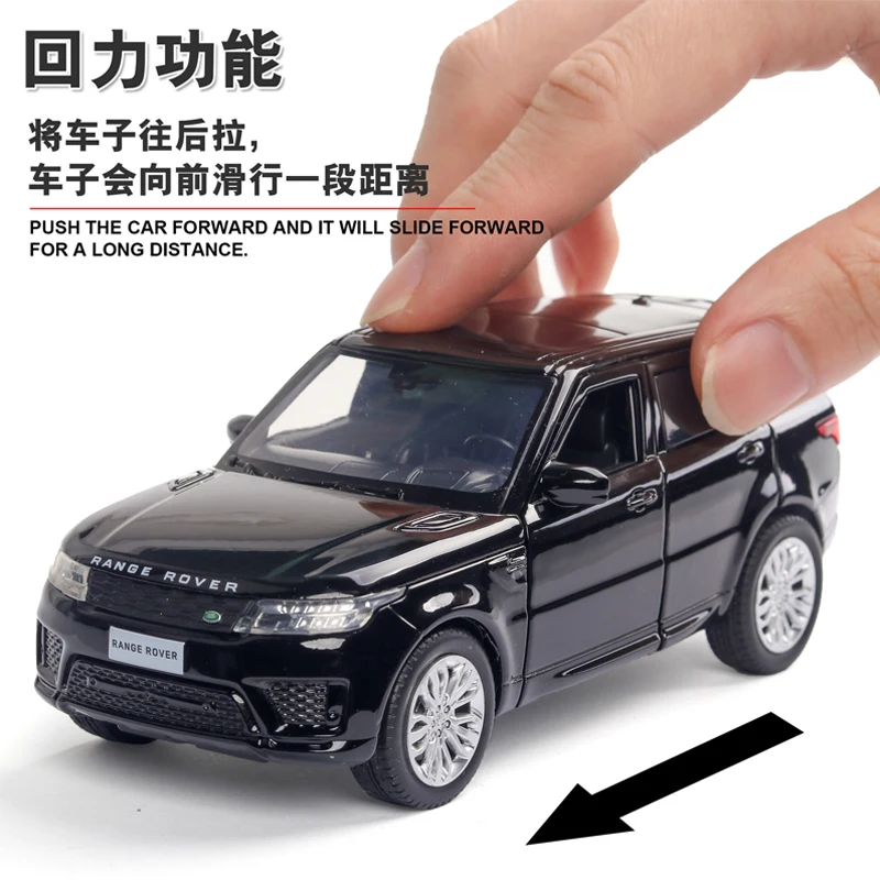 1:32 Land Range Rover Sport Geländewagen Druckguss Auto Modell zurückziehen Metall Spielzeug Fahrzeuge Legierung Spielzeug auto für Kinder Geschenks ammlung