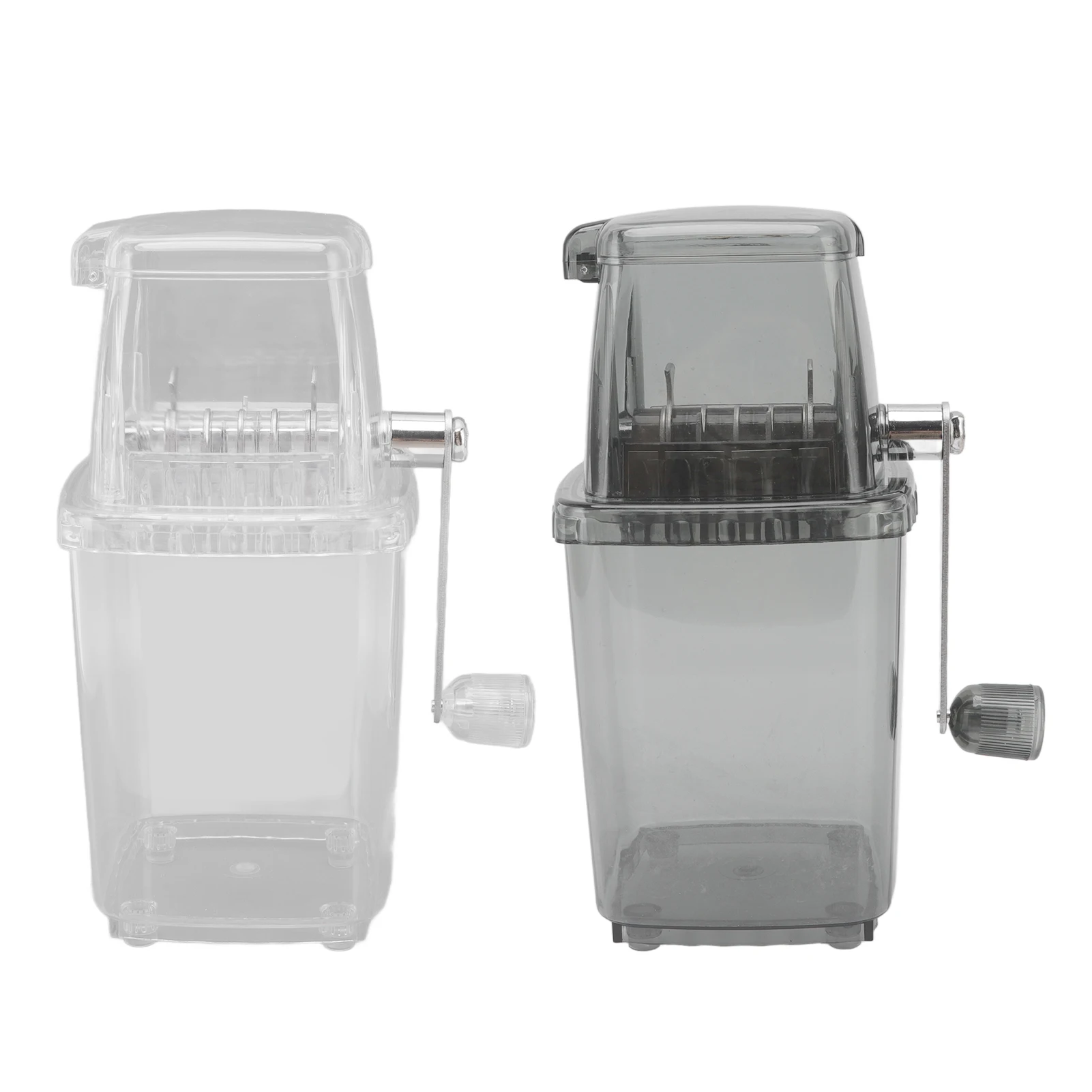 Hand Snow Cone Ice Machine Ice Crusher  Manual Ice Crusher Small Portable  Hand Operated Snow Cone Machine for Home