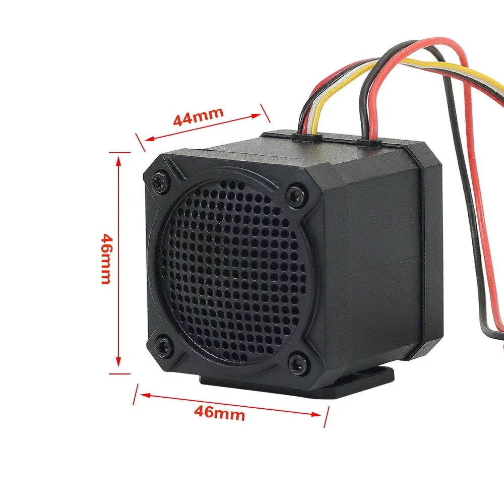 Altavoces de simulador de sonido de motor de coche RC, grupo de sonido de enlace CH3 para coche Crawler 1/10 SCX10 TRX4 CC01 D90 Wraith, piezas de actualización