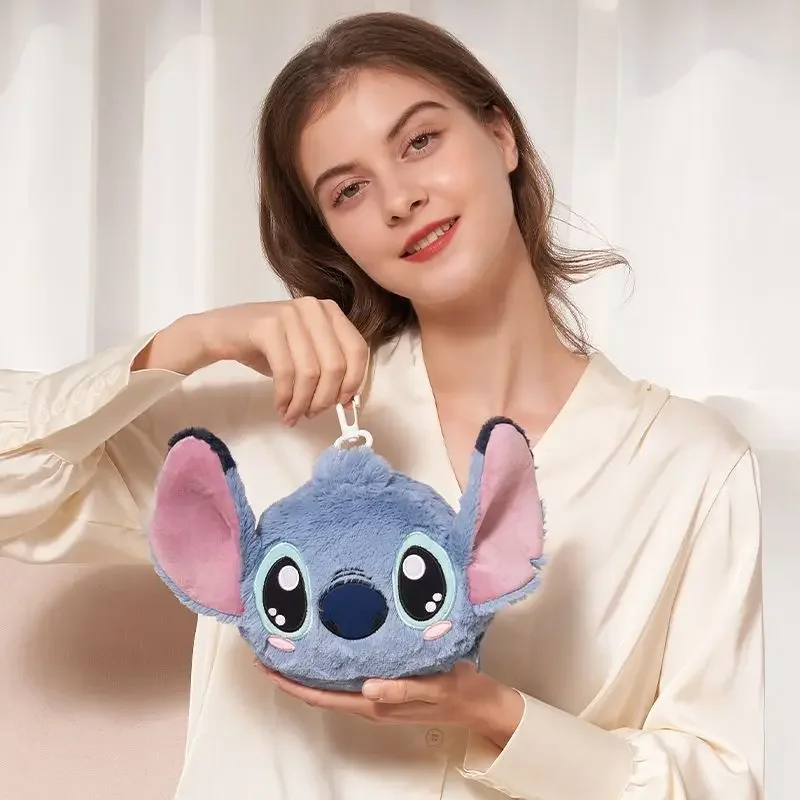 Disney Stitch Travel Neck Pillow With Eye Mask Multi-fuction Cartoon Losto Winnie Alien Napping Sleeping Massager Pillows Gift