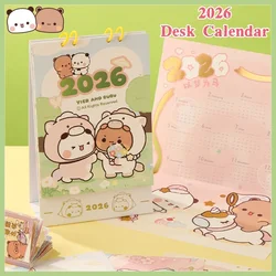 2026 Desk Calendar Panda Bubu And Dudu Official Original - Limited Time Free Gifts: Posters, Stickers, And The Book Of Answers.