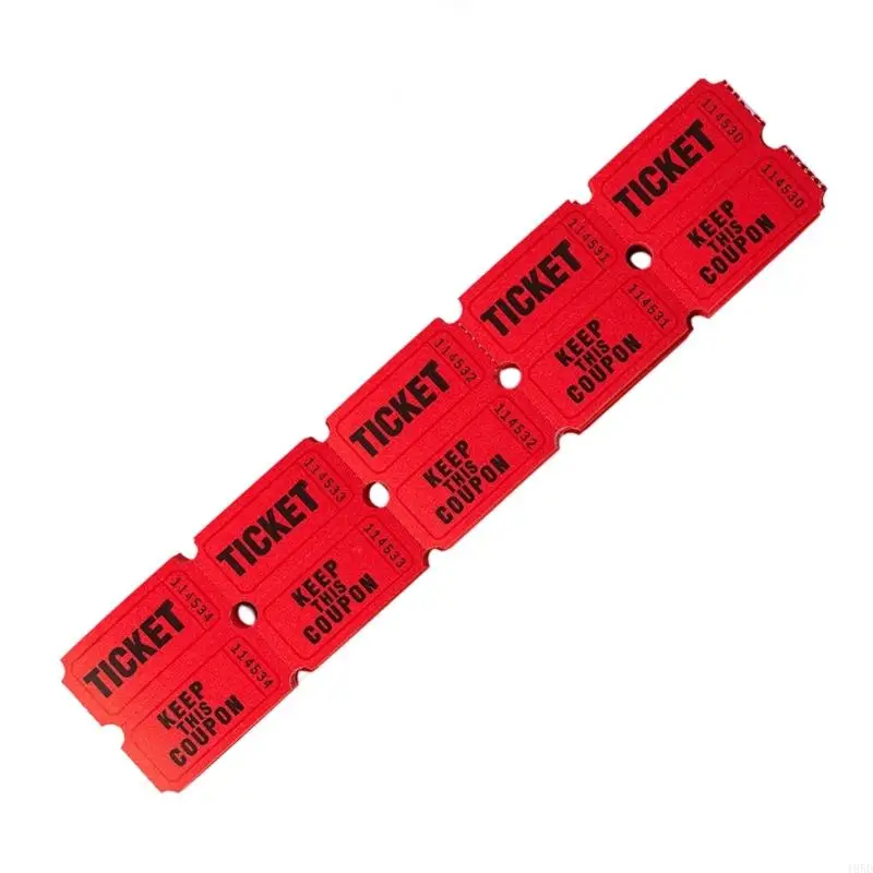 100Pcs Coated Paper Entry Tickets Double Roll For Event Entry Class Rewards  view 3
