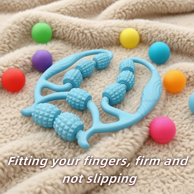 مدلك الساق بمشبك حلقي لتخسيس العجل واسترخاء العضلات واستخدام أسطوانة العجن في صالة الألعاب الرياضية المنزلية معدات تمارين اللياقة البدنية