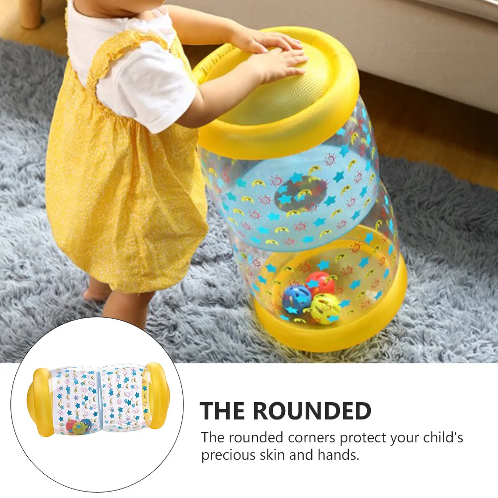 

Inflatable Baby Crawling Roller Crawling Practice Training Equipment Leak-Proof PVC Muscle Coordination Development Exercise