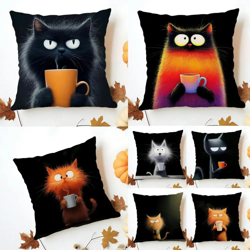 1pc Contemporary Style Cushion Cover Washable Linen comfort Soft  for Sofa Bed Cozy Home Room Decor