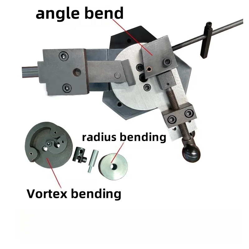 

Manual Carbon Steel Metal Bender SBG-40 Universal Bender with 30x8mm Flat Steel and 13mm Square Steel Gear Core Component