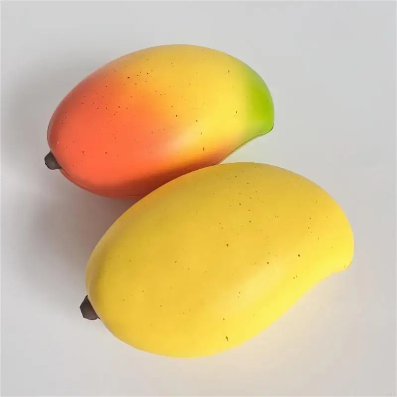 Stretchy Mangoes Sensory Toy PU Material For Office Study Stress Relief Hand Therapy A2UB