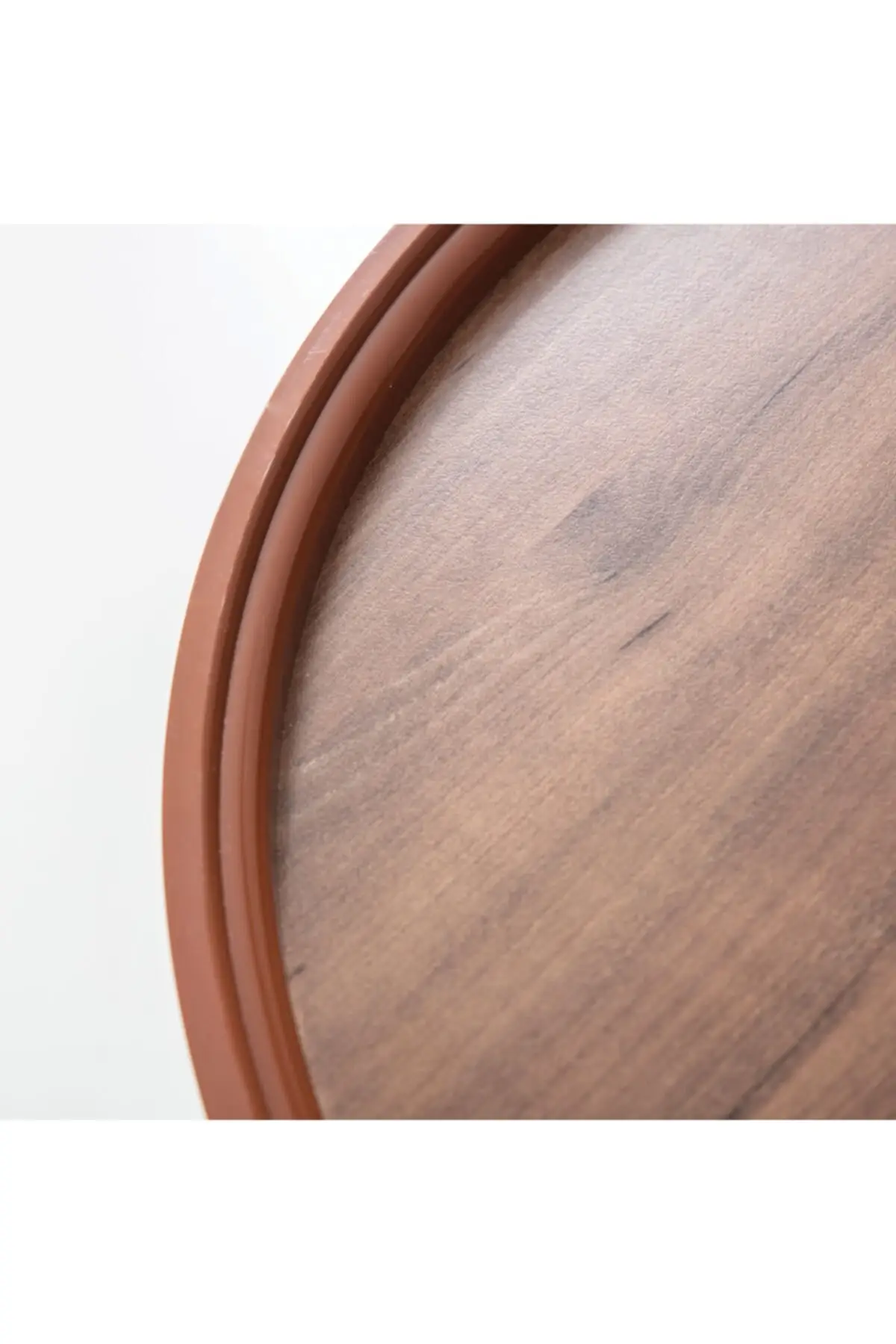 3'lü Holz Runde Zigon Kaffee Tisch Nussbaum Pollen Lux Flip C6