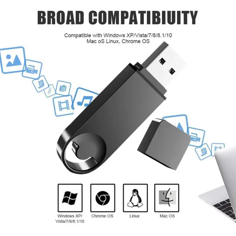 XIAOMI 2TB U Disk High Speed Mini Metal USB Flash Drives 4TB 8TB 16TB Black Pen Drive Memory Stick Golden External Storage