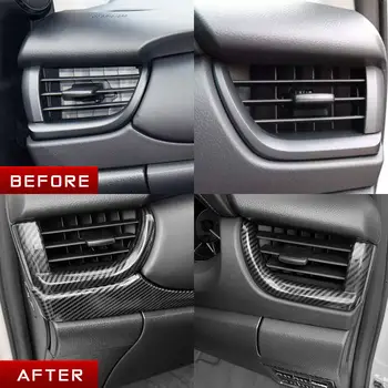 適用於豐田Fortuner 2016-2022款的2件式ABS碳纖維色空調出風口裝飾蓋板 10 最佳銷售 碳纖維豐田Fortuner - №8