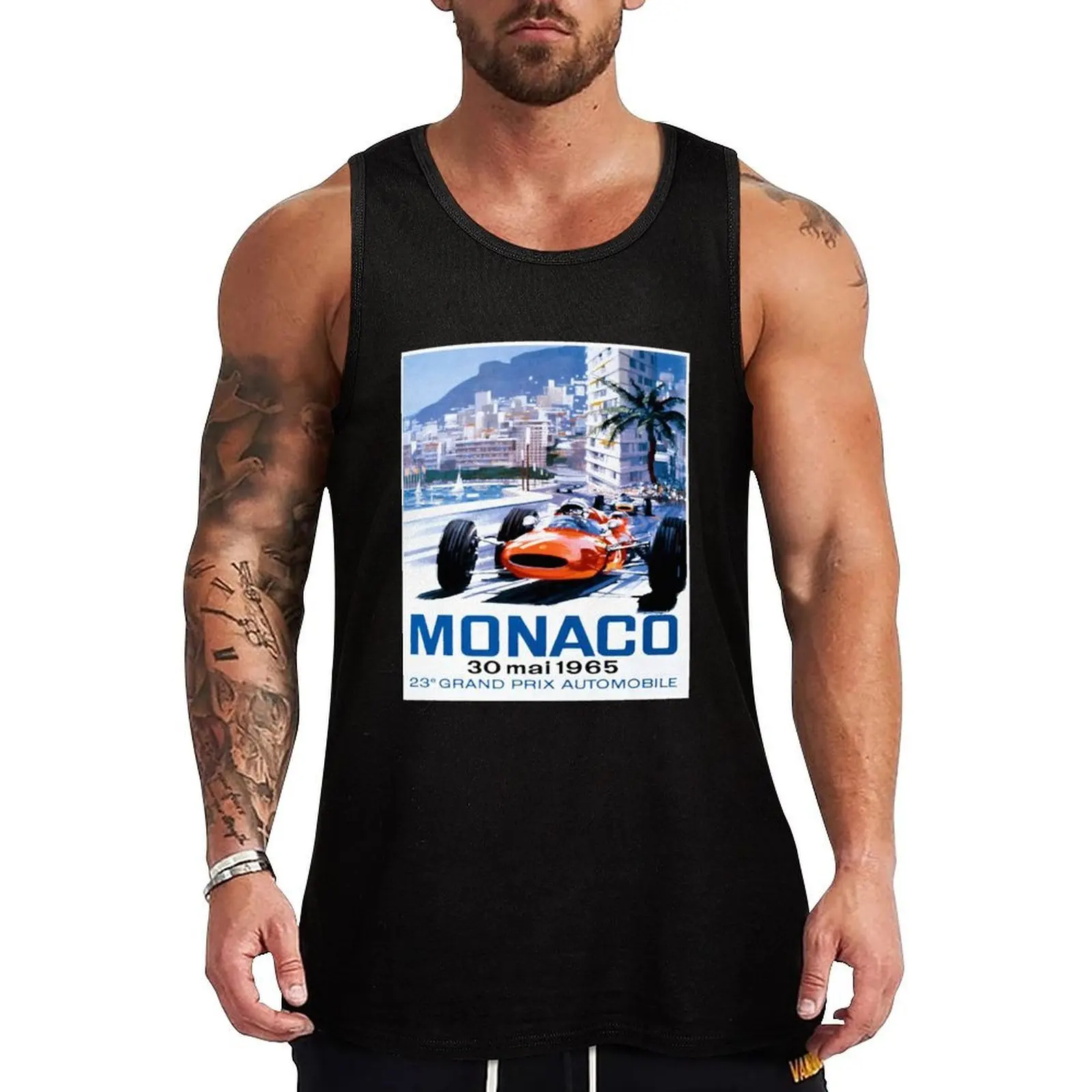 

Monaco Tank Top Men's summer clothes 2025 sleeveless vests T-shirts men