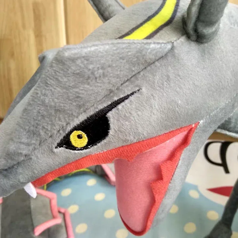 170 cm Rayquaza Pokemon große Plüschtiere Anime Puppe süße Kawaii Riesen Pokémon gefüllte Plüschkissen Geschenk für Kinder Weihnachten – Detail 3