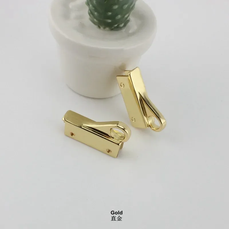 5-20pairs 5 colors DIY hardware accessories luggage on both sides of the screw D buckle bag of the package chain metal edge clip