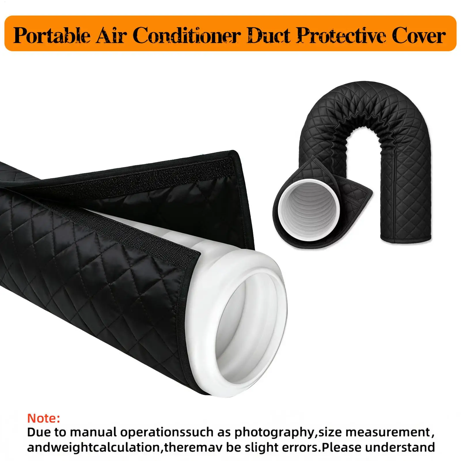 Oxford Cloth Portable Air Conditioner Hose Insulation Insulated Cover Washable AC Pipe Insulation For Indoor Outdoor RV Room