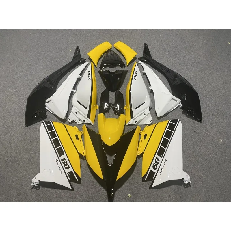 

Комплект обтекателей/черно-желтого цвета для Yamaha TMAX 530 T-MAX 530 2015 2016, обтекатели для Injection tmax 530 15 16