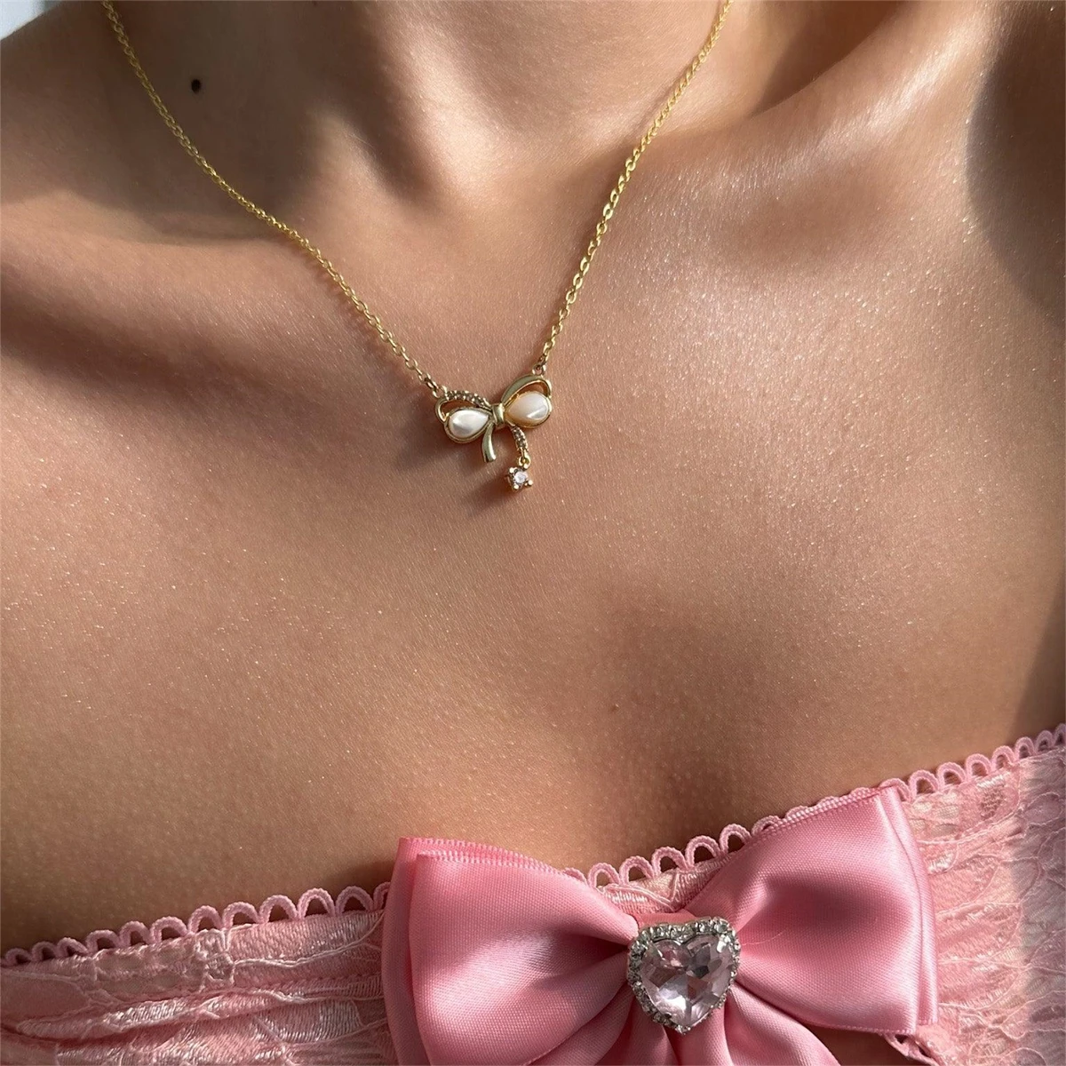 

European Beach Starfish Necklace Summer Style Conch Pendant Shell Necklace Copper Gold Plated Color Preserved