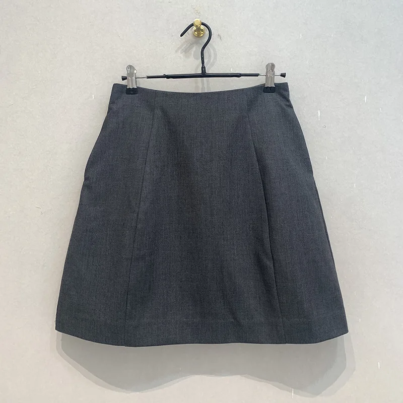 

Japan A-line Short All-match Skirts Autumn High Street Solid Soft Casual Skirt New Moda Office Lady Loose Slim Mujer Faldas