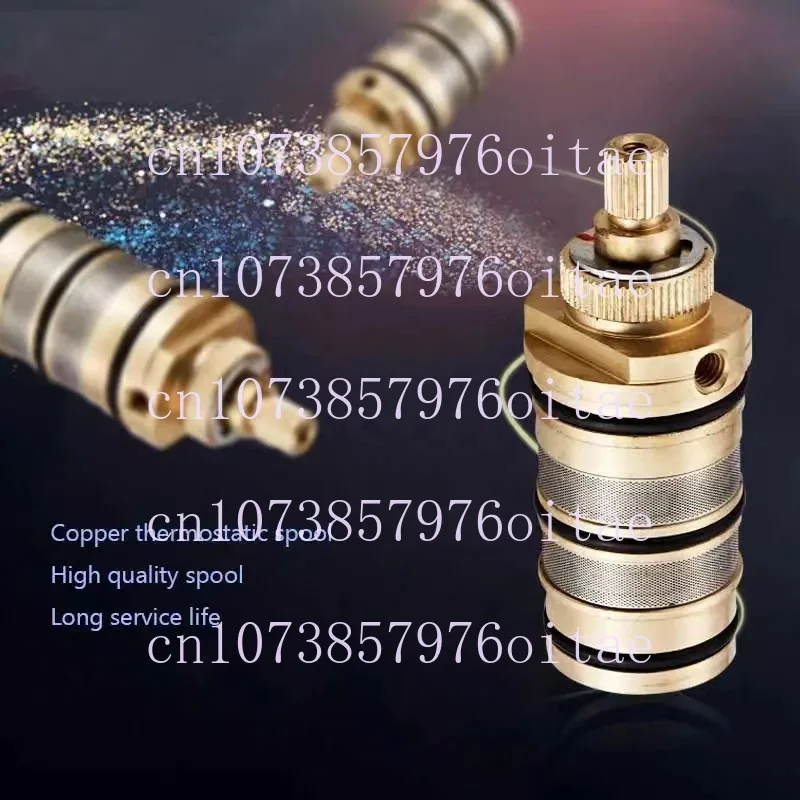 Thermostatic Mixing Valve Wall Mounted Shower Tap Automatic Temperature Control Fitting for Bathtub Shower Panel Bathroom