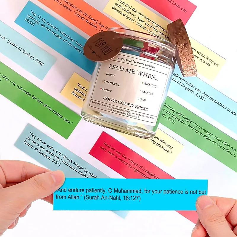 

Quran Verses Jar Read Me When Bible Verses Scripture Gift Creative Prayer Bottle Decor For Islamic Gift Ramadan Home Decorations