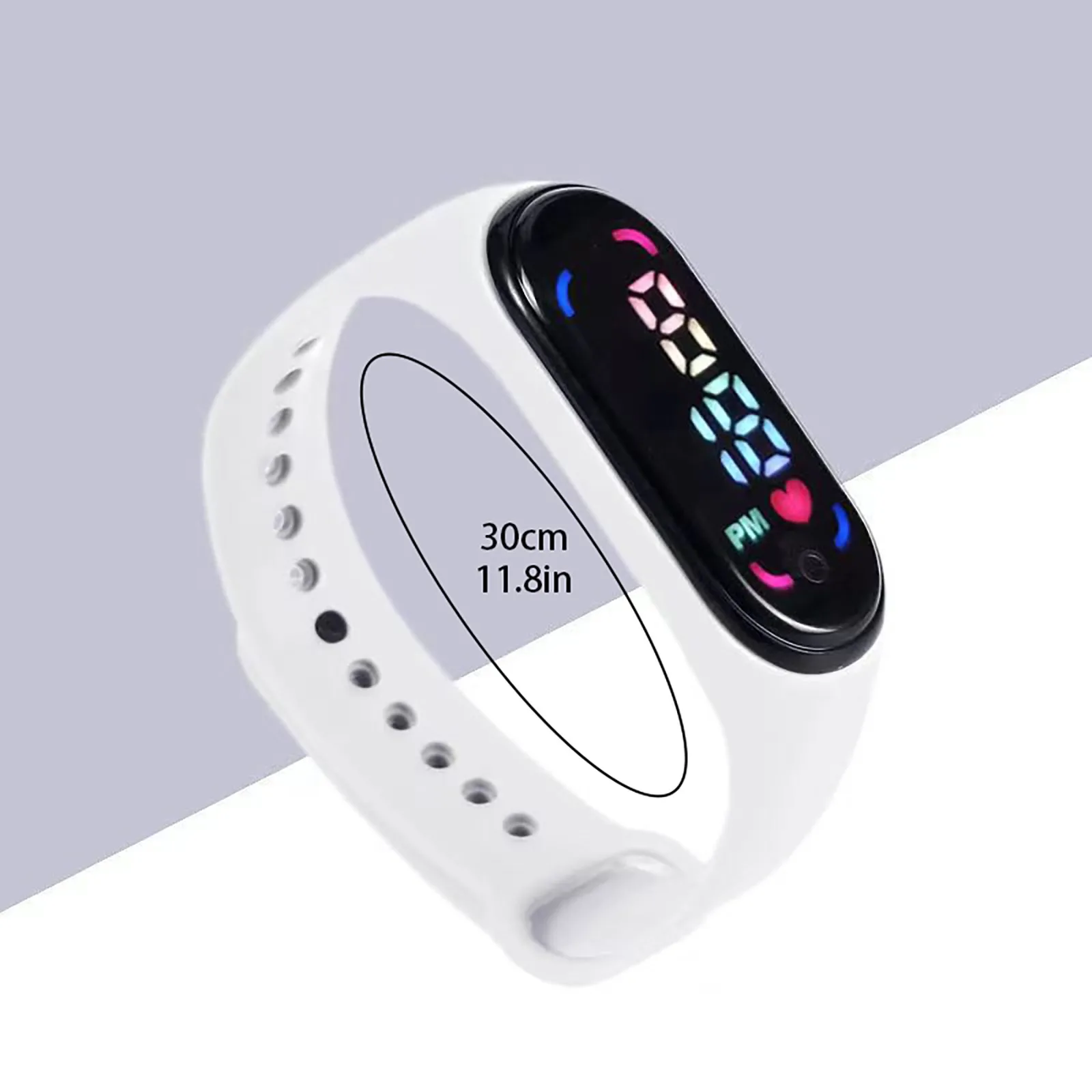 Relógio de pulso eletrônico impermeável infantil, Relógio esportivo, Desenhos animados, Ao ar livre, Casual, Pulseira simples, Vida, Silicone Strap