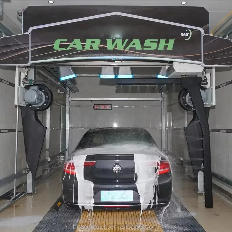 YG Customized 360 Fully Automatic Touchless Car Washing Machine Intelligent Control High Pressure System For Auto Service Center