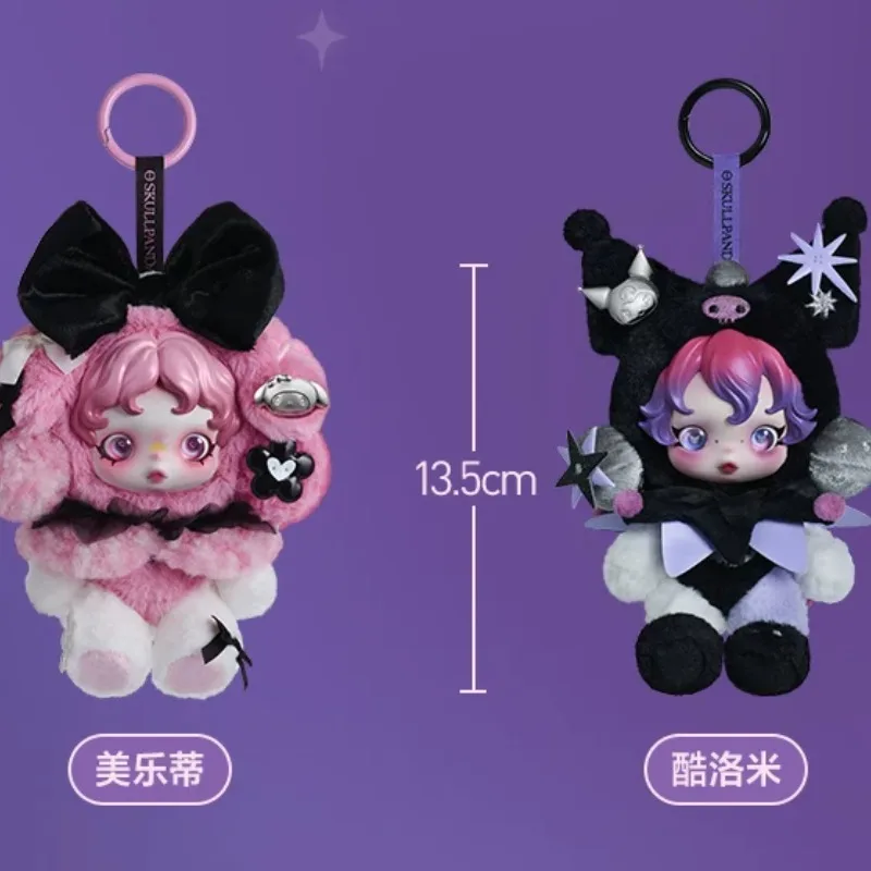 

POPMART__SKULLPANDA × Melody Coolomi Sanrio Series слепая коробка милая и интересная коллекция игрушек-сюрприз модная рождественская игрушка в подарок