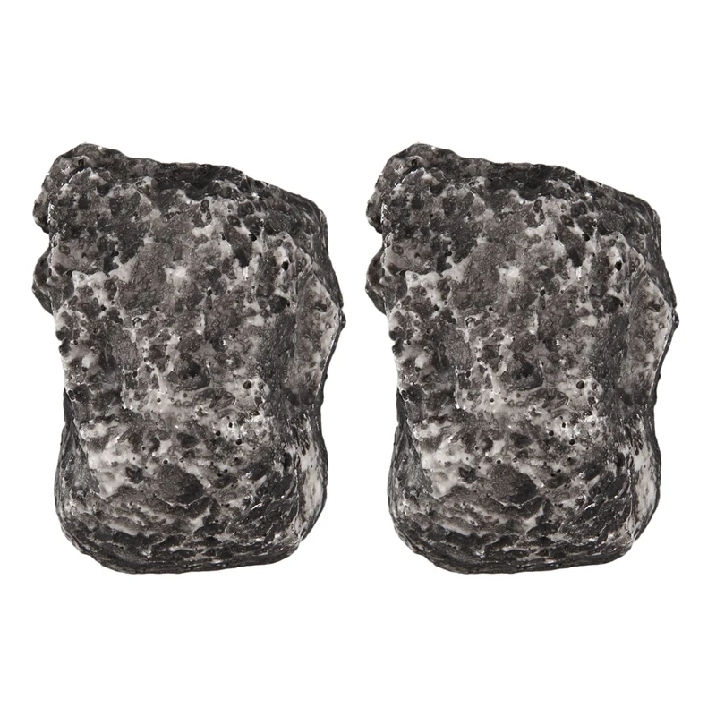 Coffre-fort à clés creux, caisse en pierre de roche boueuse amusante, décoration de jardin à la maison, cadeau de sécurité, cachette secrète, 2 pièces