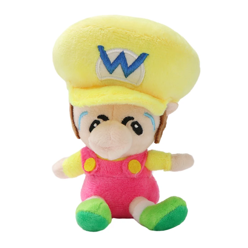 Mario Luigi Plush Toys Siting Wedding Dress Luigi Mario Stuffed Toys Anime Doll Plushie for Kids Great Birthday Gift