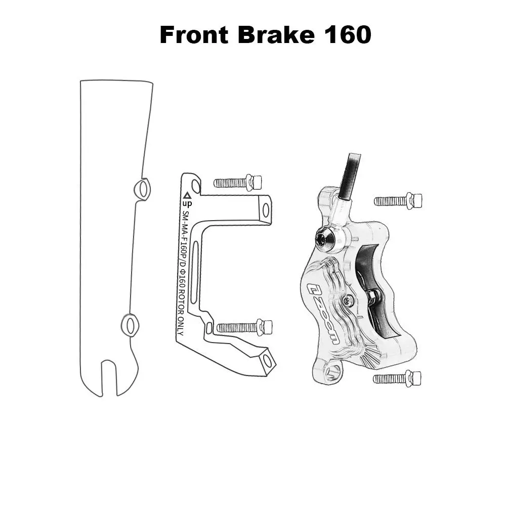 Drueable Black Disc Brake Mount Adapter Ultralight Flat Installation PM/IS Converter Road Bike Rotor Exchange Bracket