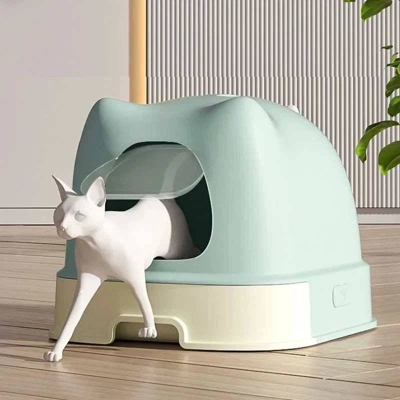 

Condo Kitten Cat Litter Box Scratcher Supplies Tray Scratcher Bathroom Shovel Closed Cat Bedpans Toy Gatos Furniture Supplies