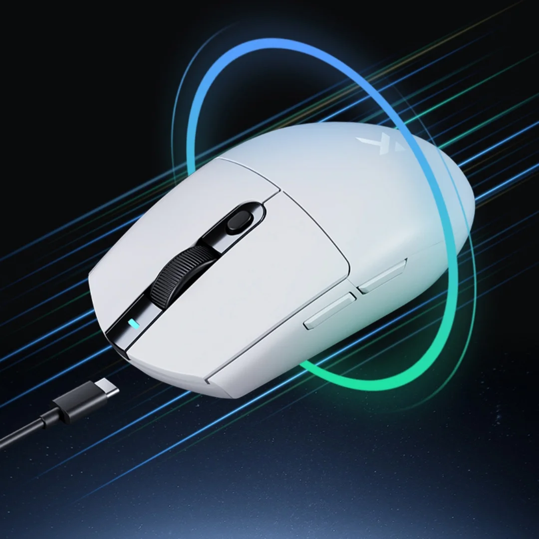 Mchose G3 Pro Ultra Gaming Mouse Tri-Mode Wireless 2.4g PAW3395 Sensor Lightweight Customized E-sport Mouse Pc Gamer Accessories