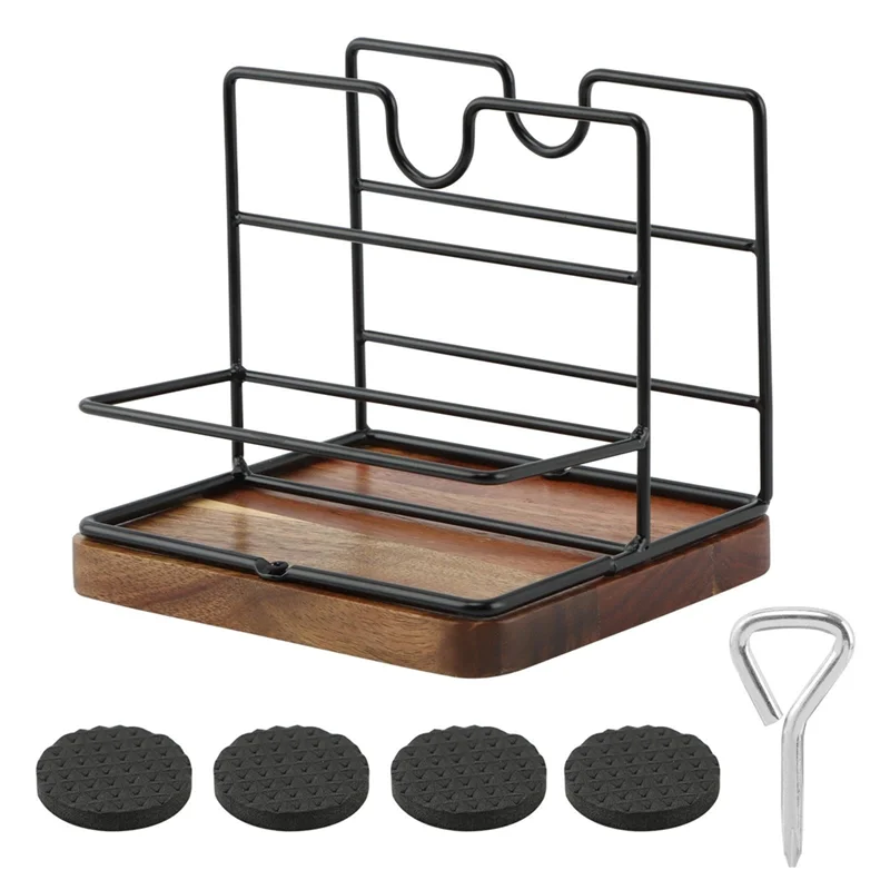 

ABZV-Rustic Napkin Holder Napkin Salt And Pepper Holder For Table,Metal Napkin Holder