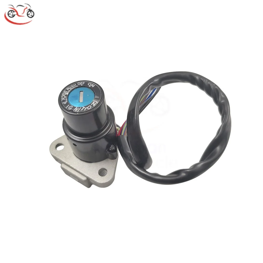 Motorcycle Lgnition Switch Fuel Gas Cap Tank Lock Set For Kawasaki KLR650 KLR 650 1987-2007 6 Lines