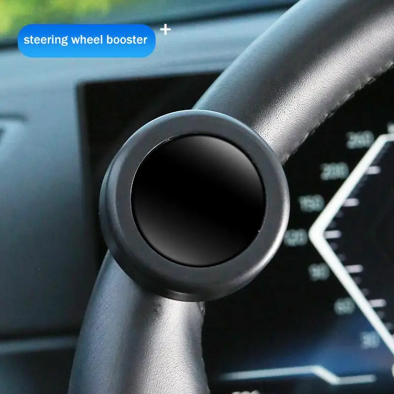 Labor-Saving Steering Wheel Spinner Knob with Bearing Universal Car Power Turning Booster Handle Automotive Accessory
