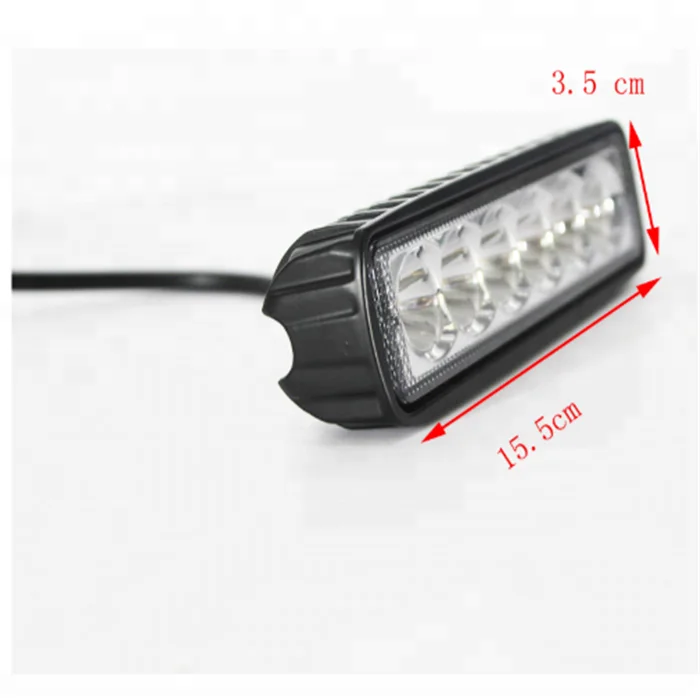 Motorbike Motorcycle Headlight Headlamp Light Front Head Working Fog Lamp Spotlight Spot Metal LED Bar 12 V Offroad