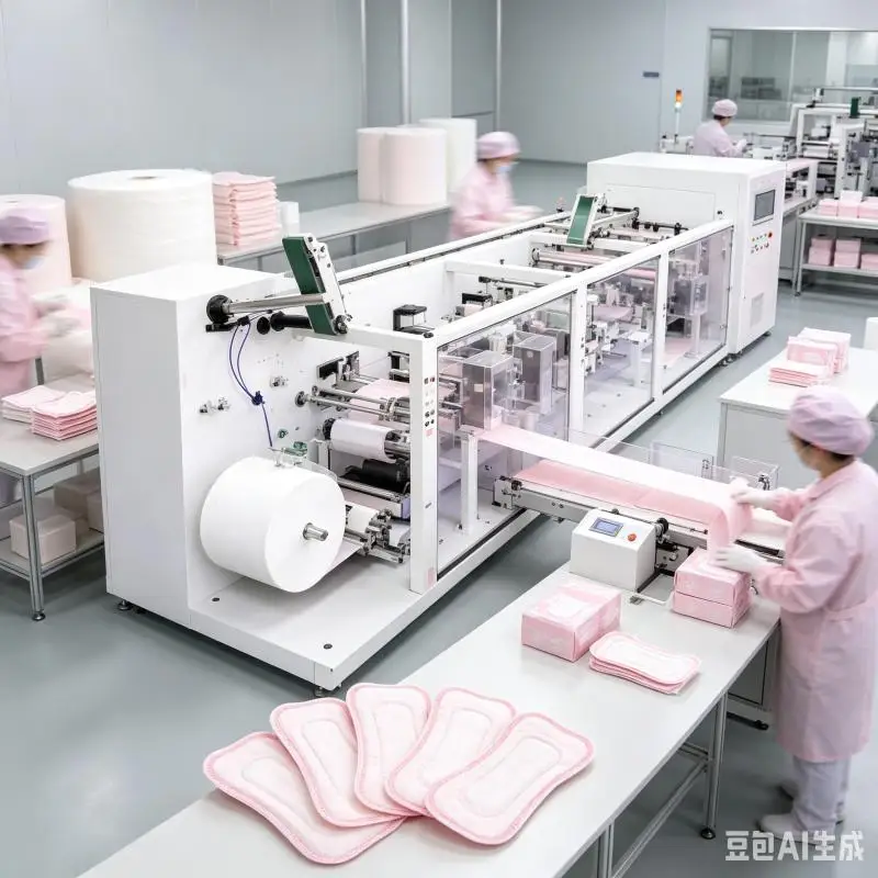 Fully Automatic Nursing Pad Making Machine Adult Surgical  Waterproof Bed Sheet Water Absorption Pads Production Line Customized