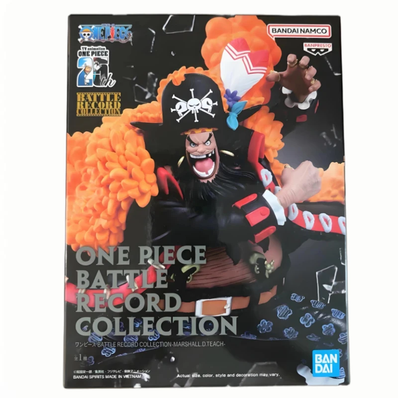 Bandai In Stock Banpresto Anime One Piece Brc Battle Moment Blackbeard Marshall D Teach Original Action Figure Model Toy Gift DT