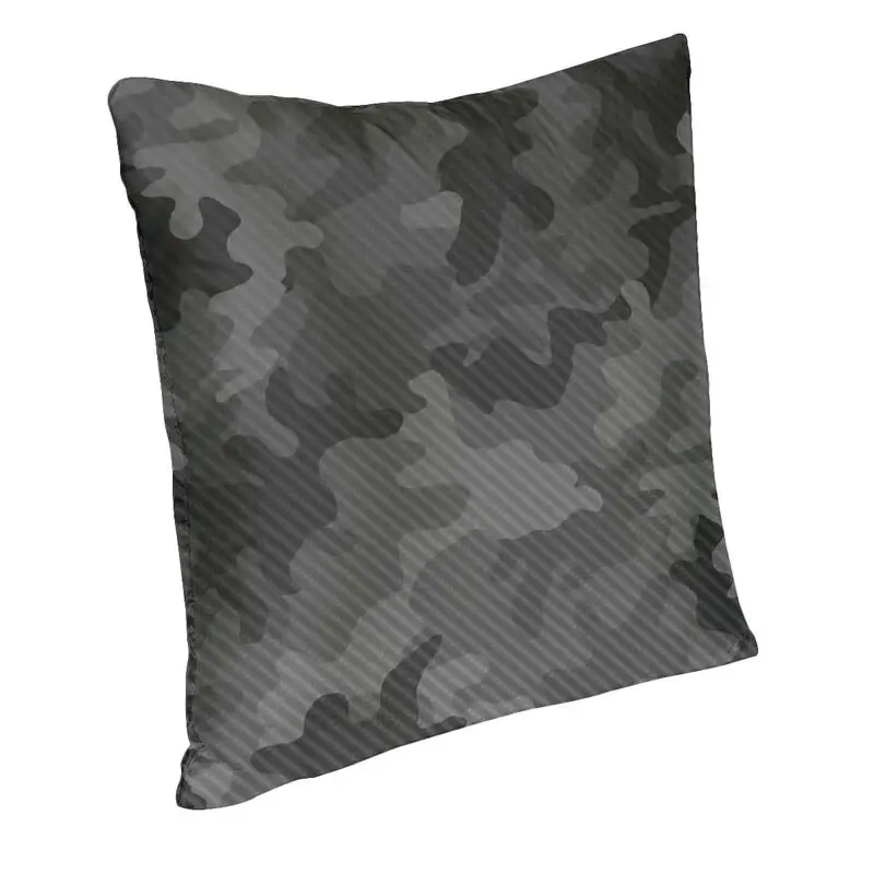 Carbon Camouflage Design Throw Pillow Cover Decoration Custom Square Army Military Camouflage Cushion Cover 45x45 Pillowcover