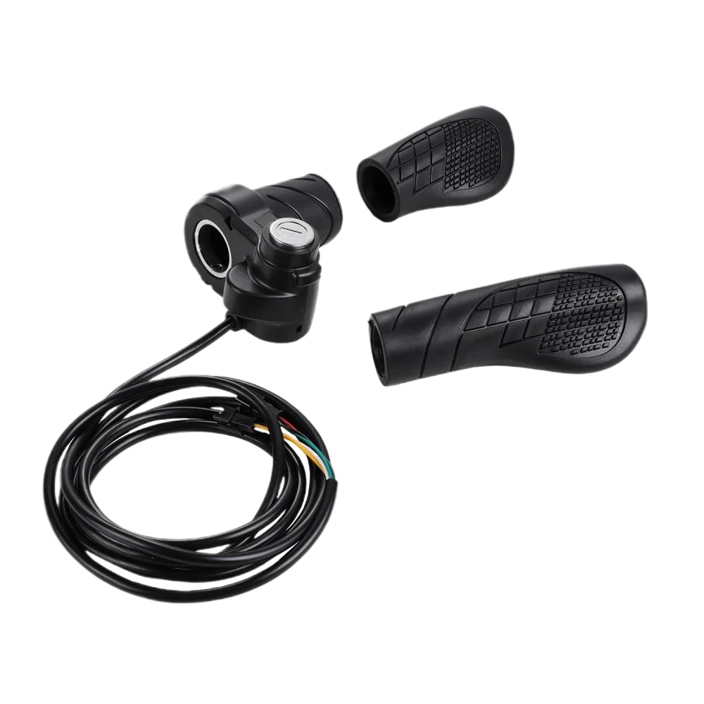 AliExpress JFGRACING Motorcycles Accessories Throttle Turn Grip Throttle Handle Key Kits ABS PVC For Ridstar Q20 Electric Dirt Bike E-bikes Pit Bike