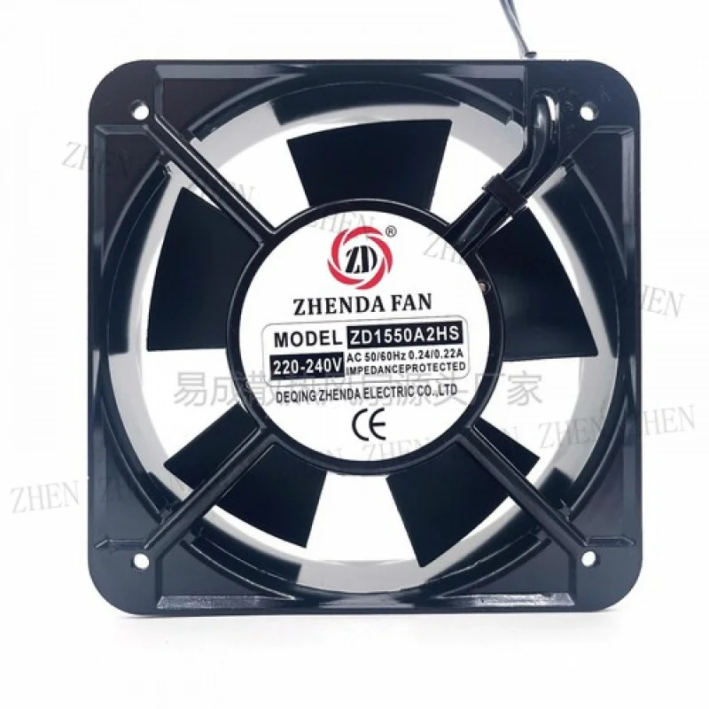 

Y FOR ZHENDA FAN ZD1550A2HS 220-240V 0.24/0.22A Axial Cooling Fan