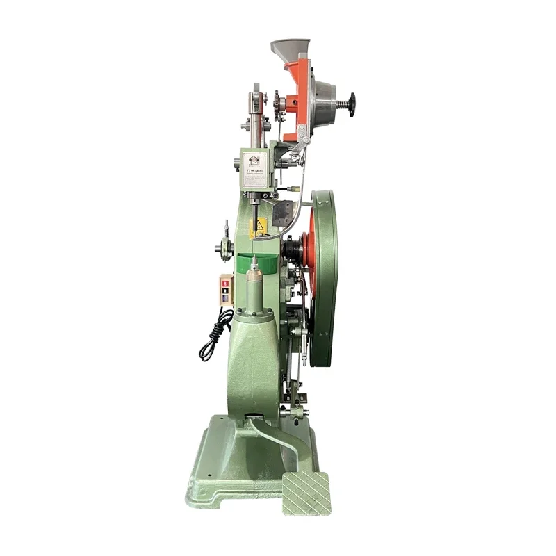 Semi-Automatic Grommet and Rivet Press Machine for Cases and Bags Featuring Essential Motor Core Component