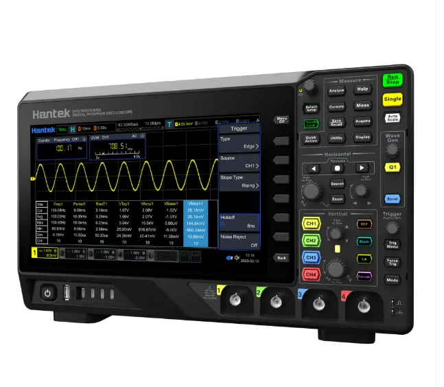 Hantek DPO7204 4CH Desktop Oscilloscope 200MHz Bandwidth 2GSa/s Sampling Rate 2G Memory Depth 8 Bit