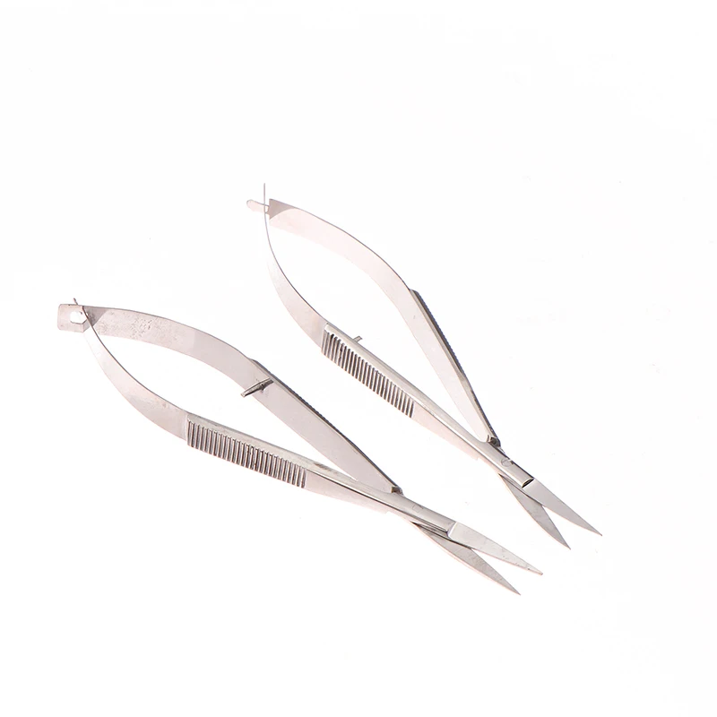 Russian Manicure Scissors Curved/Straight Tip Scissor Professional Stainless Steel Nail Dead Skin Remover Nail Clipper Nail Tool