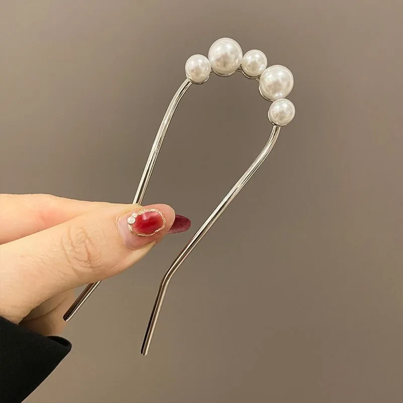 Simple U Shape Hair Clips Pins for Women Girls Hair Accessories Elegant Shell Hairpin Hairwear Accessories Jewelry Gifts