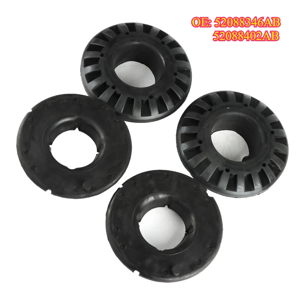 High Quality New for 52088346AB 52088402AB 4PCS Rear Upper/Lower Rubber Spring Isolator For Jeep Grand Cherokee 1999-2004