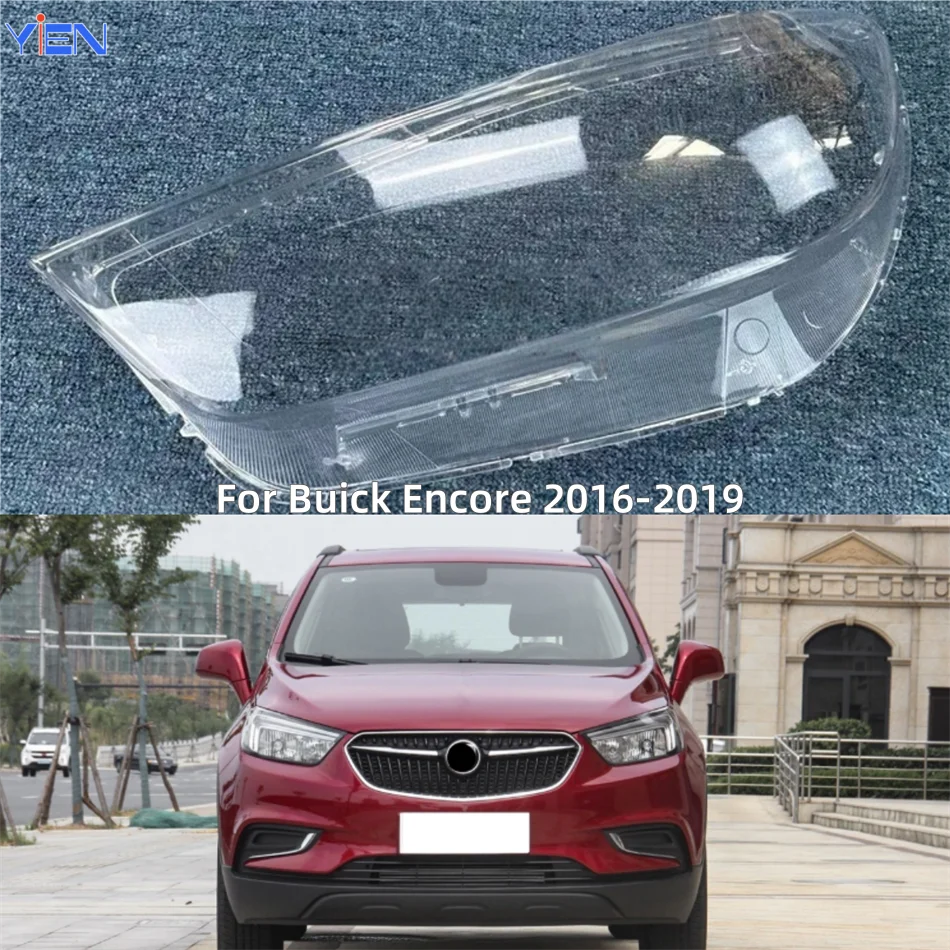 For Buick Encore 2016 2017 2018 2019 Automotive Accessories Transparent Housing Headlamp Lens Cover Shell Lampshade